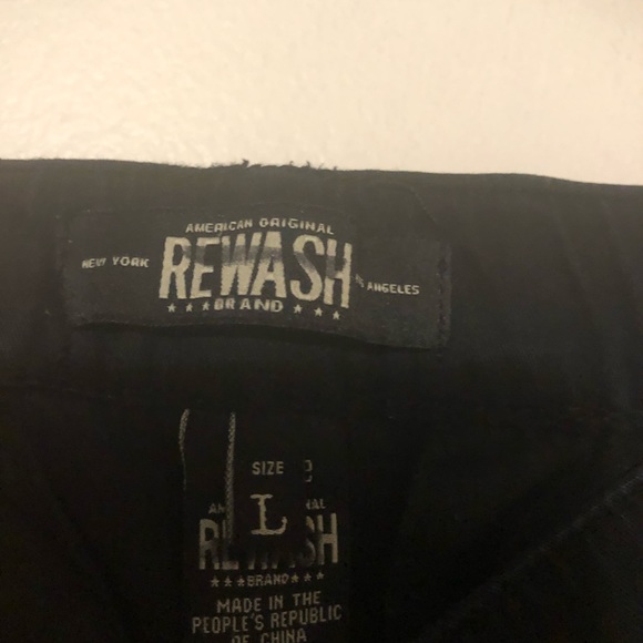 Men’s, black, size L, ripped, Jogger. - Picture 4 of 5